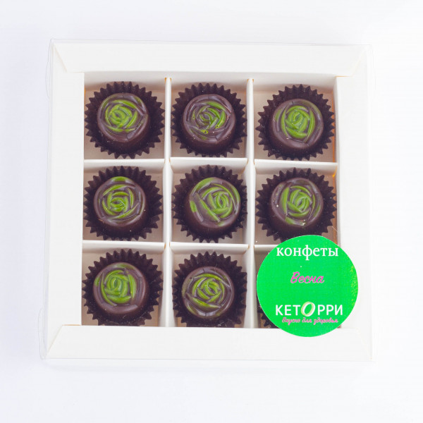 Конфеты шоколадные "Весна" без сахара и без глютена 98 г