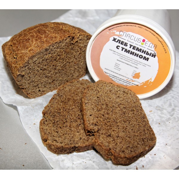 Тёмный КЕТО-хлеб с тмином: рецепт
