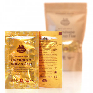 Топленое масло ГХИ GHEE саше 25 шт. по 10 мл