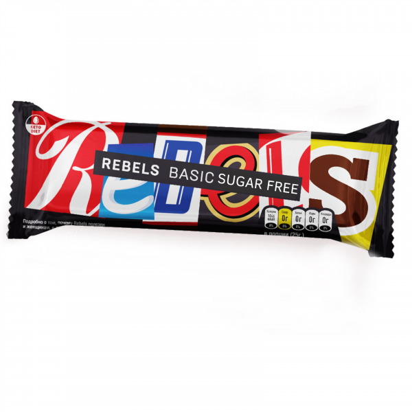 КЕТО-шоколад без сахара Rebels Basic