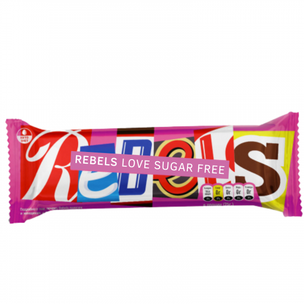 КЕТО-шоколад без сахара Rebels LOVE