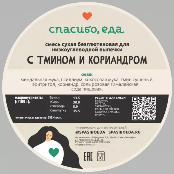 Рецепты для смеси С ТМИНОМ И КОРИАНДРОМ