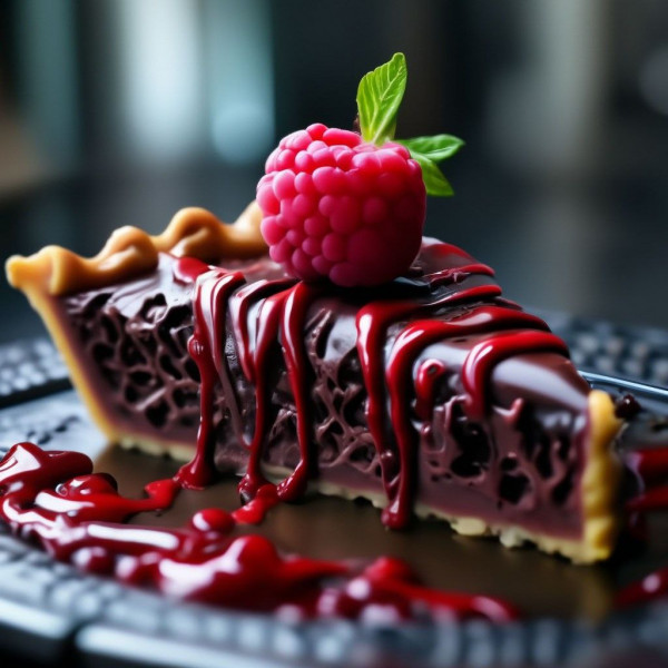 Шоколадный кекс с ягодами: сладко без сахара!